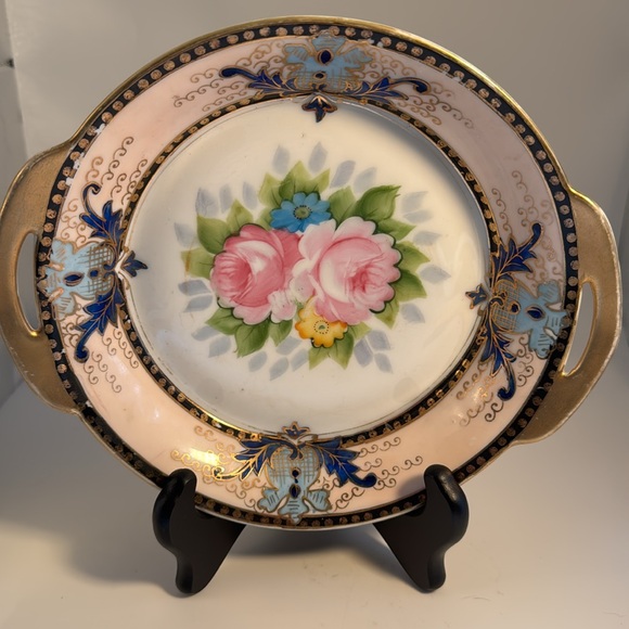 Noritake Decorative Cabbage Rose with Gold made in Japan - Picture 3 of 6